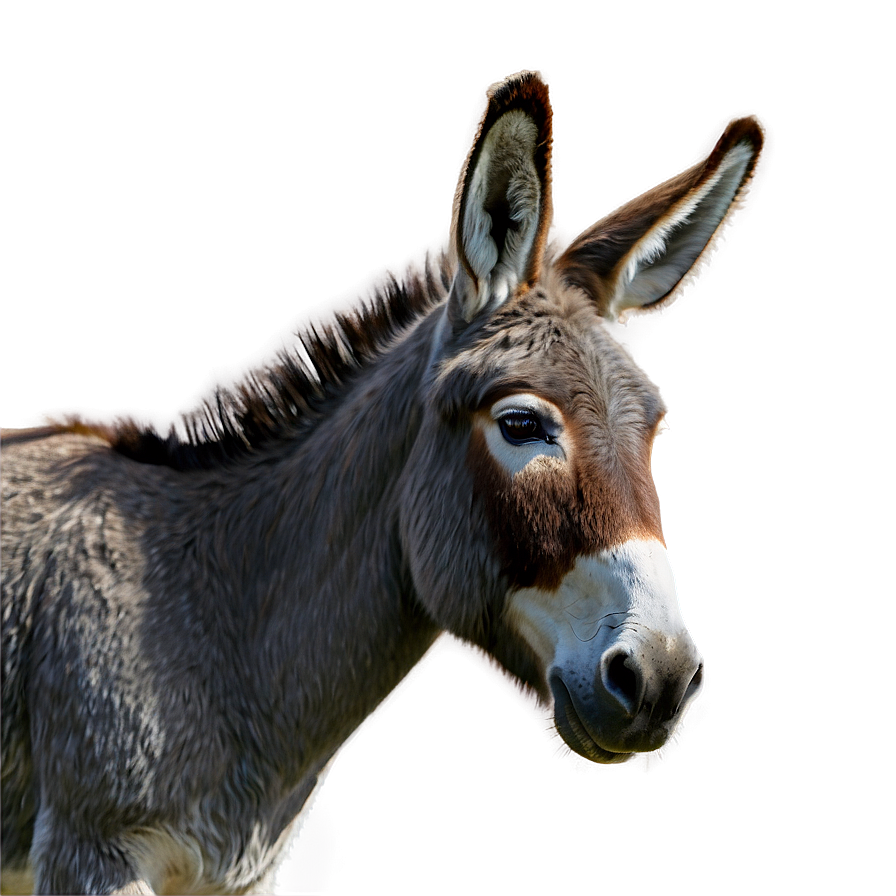 Grey Donkey Png 05232024 PNG