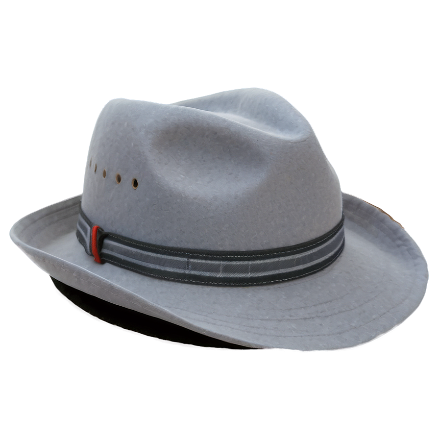 Download Grey Fedora Hat Png Pqq | Wallpapers.com