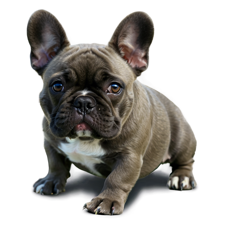 Grey French Bulldog Png Kce PNG