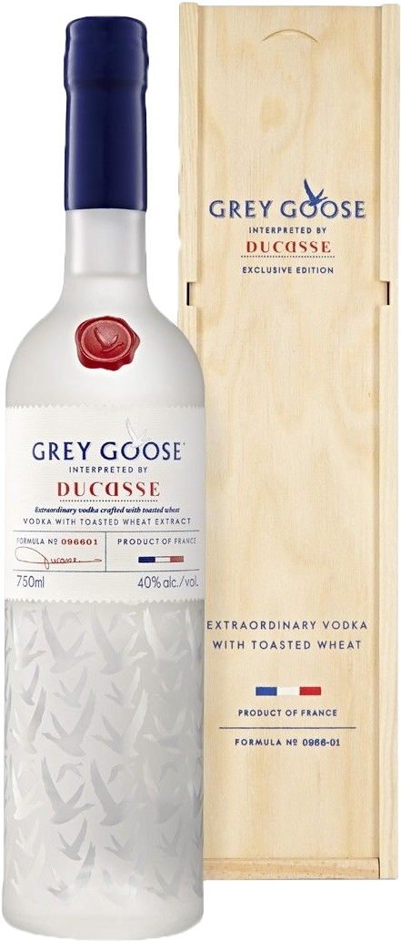 Grey Goose Ducasse Vodka Bottle PNG