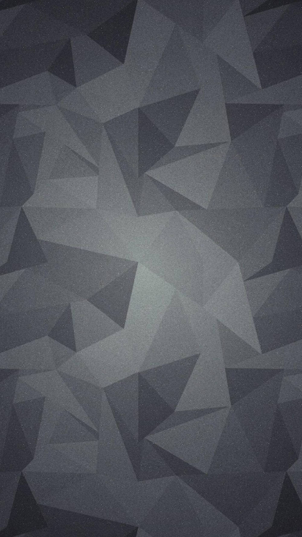Triángulosabstractos En Tono Gris Para Iphone. Fondo de pantalla