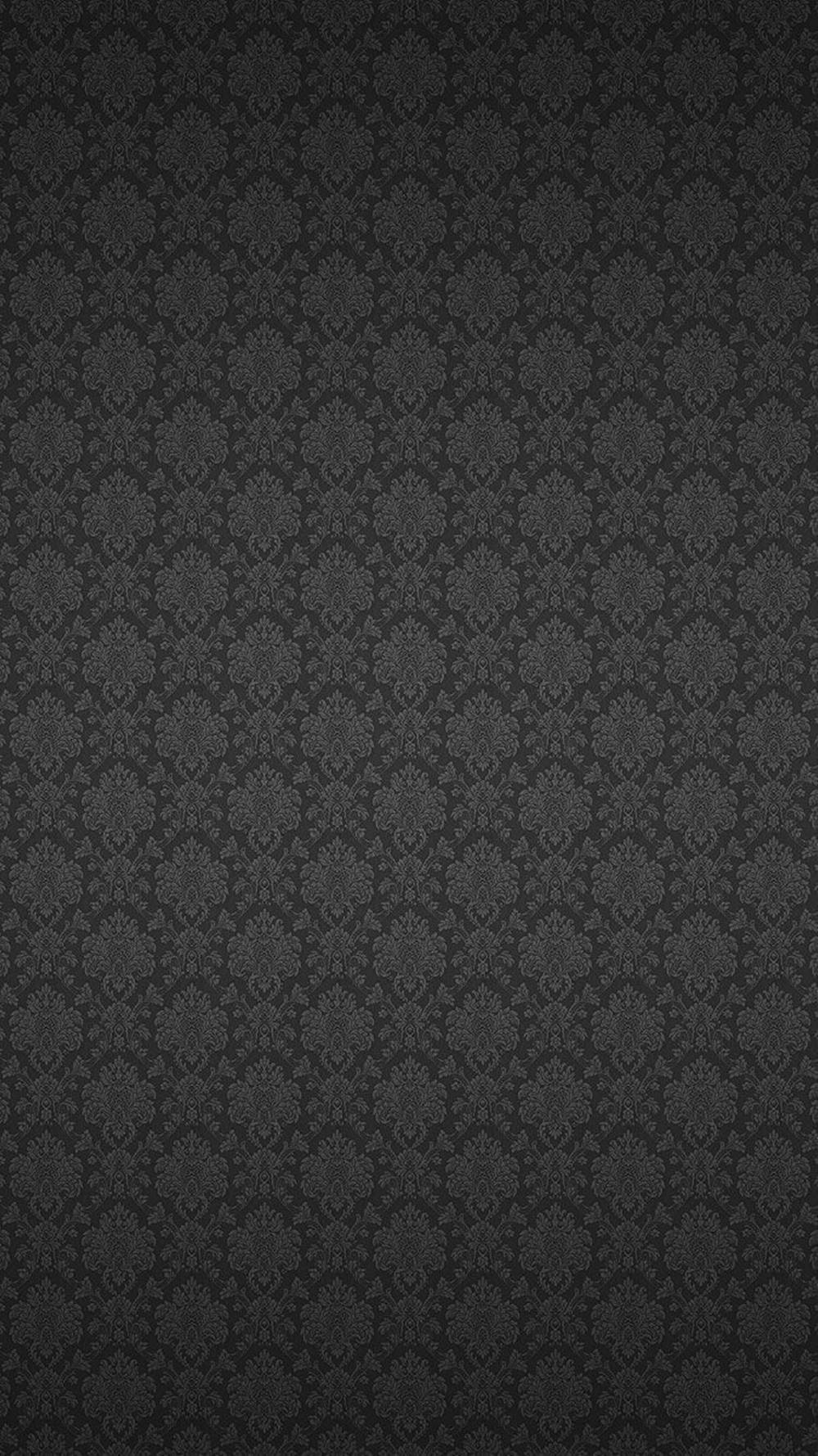 Grey iPhone Crest Pattern Wallpaper