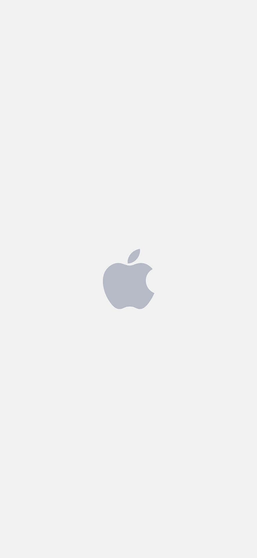 Fundode Tela Do Iphone Incrível Com Logotipo Da Apple Em Cinza De Alta Definição. Papel de Parede