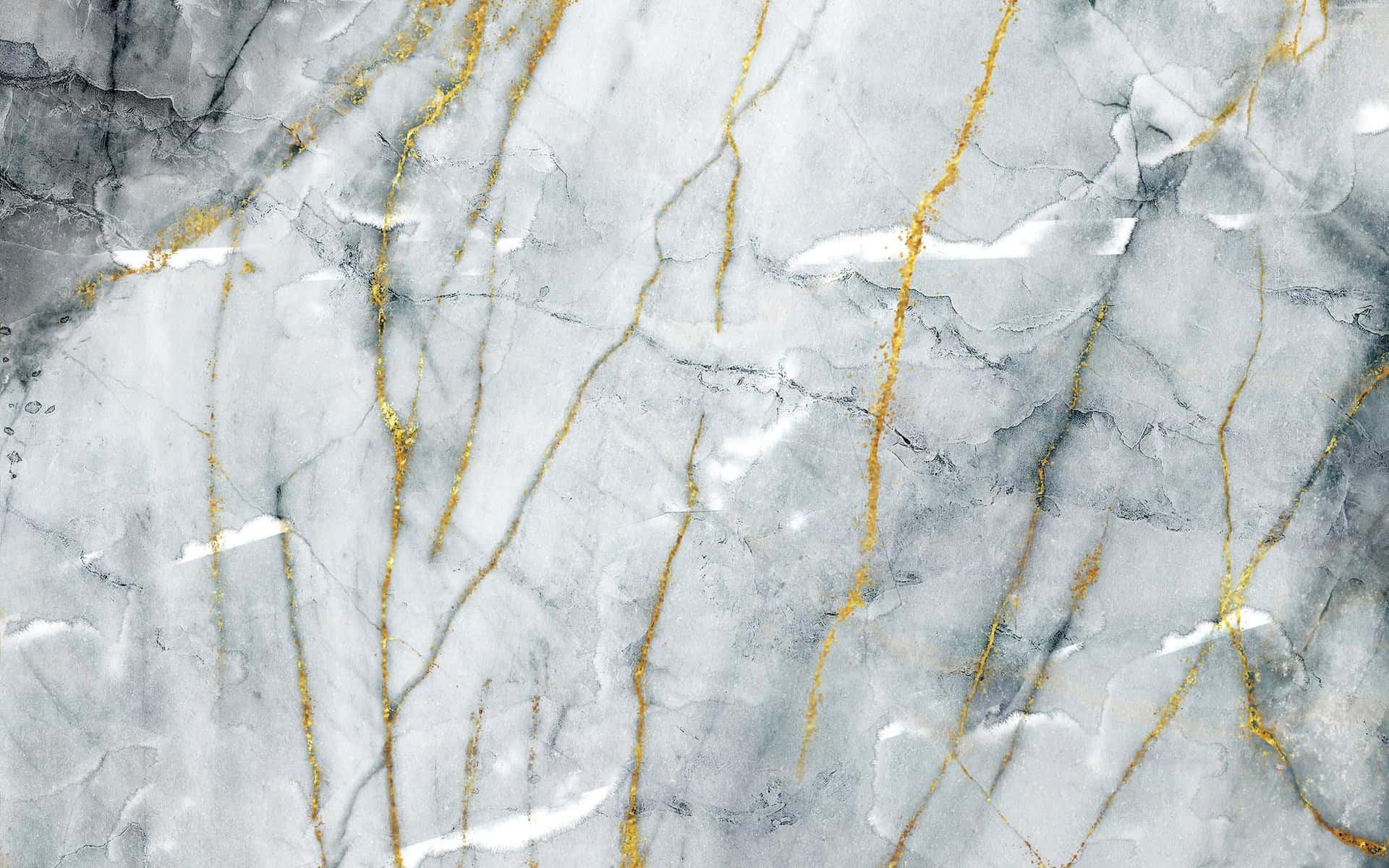 Grey Marble With Yellow Wallpaper