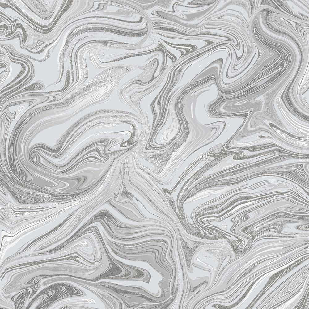 A White And Gray Marble Pattern Wallpaper