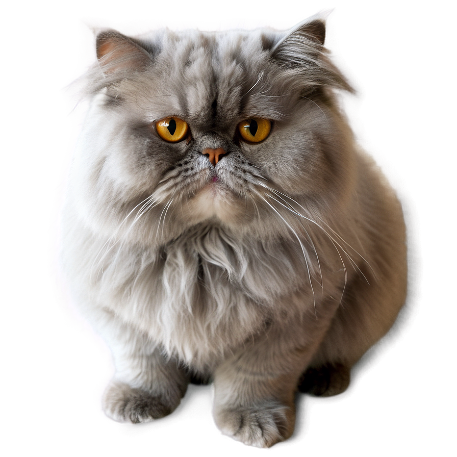 Grey Persian Cat Png 06252024 PNG