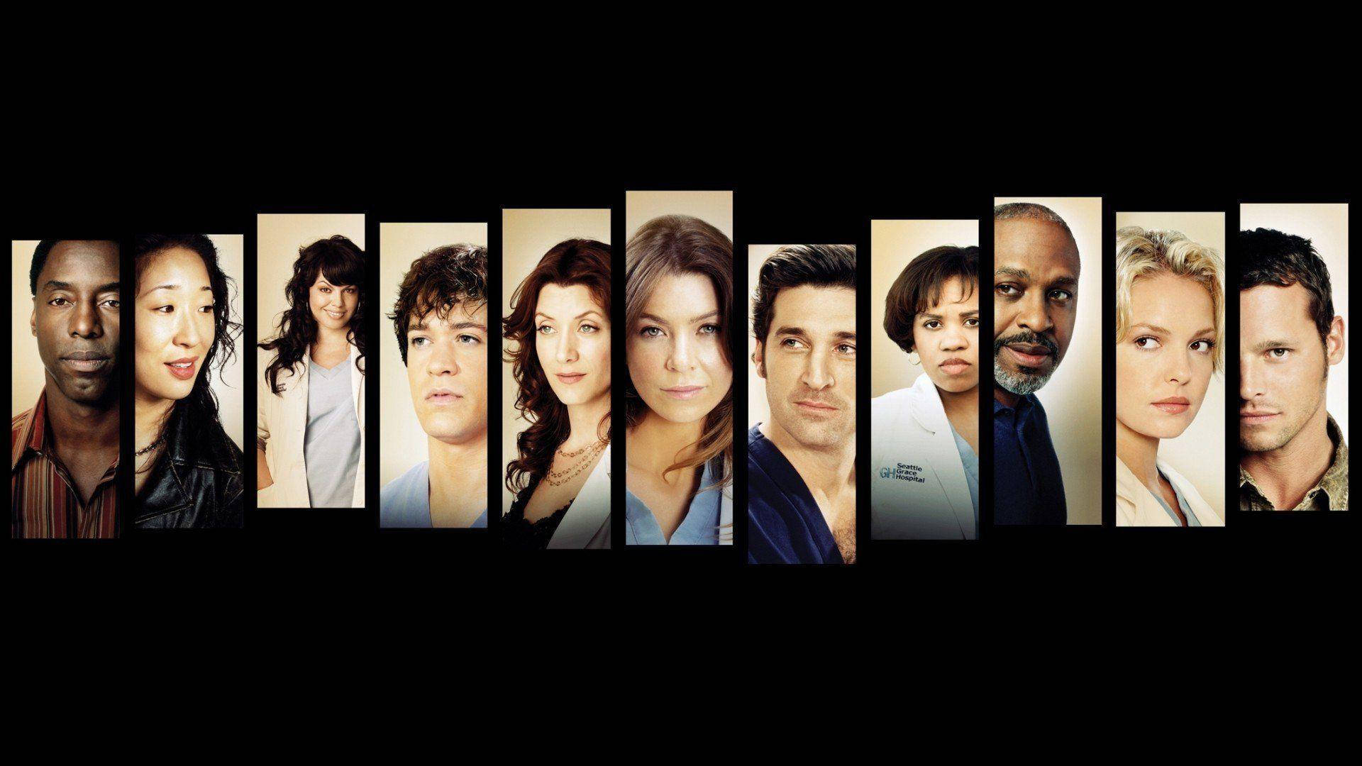 Diseñode Personajes De Grey's Anatomy. Fondo de pantalla