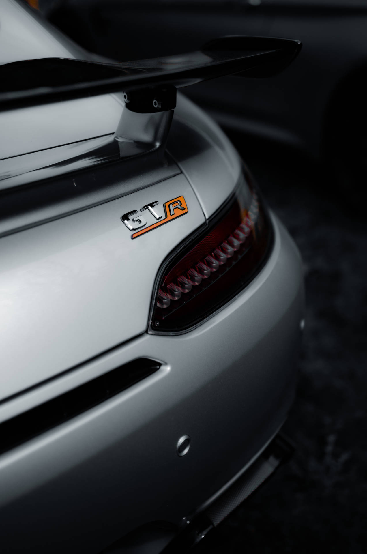 Grey Side Trunk AMG GT R Wallpaper
