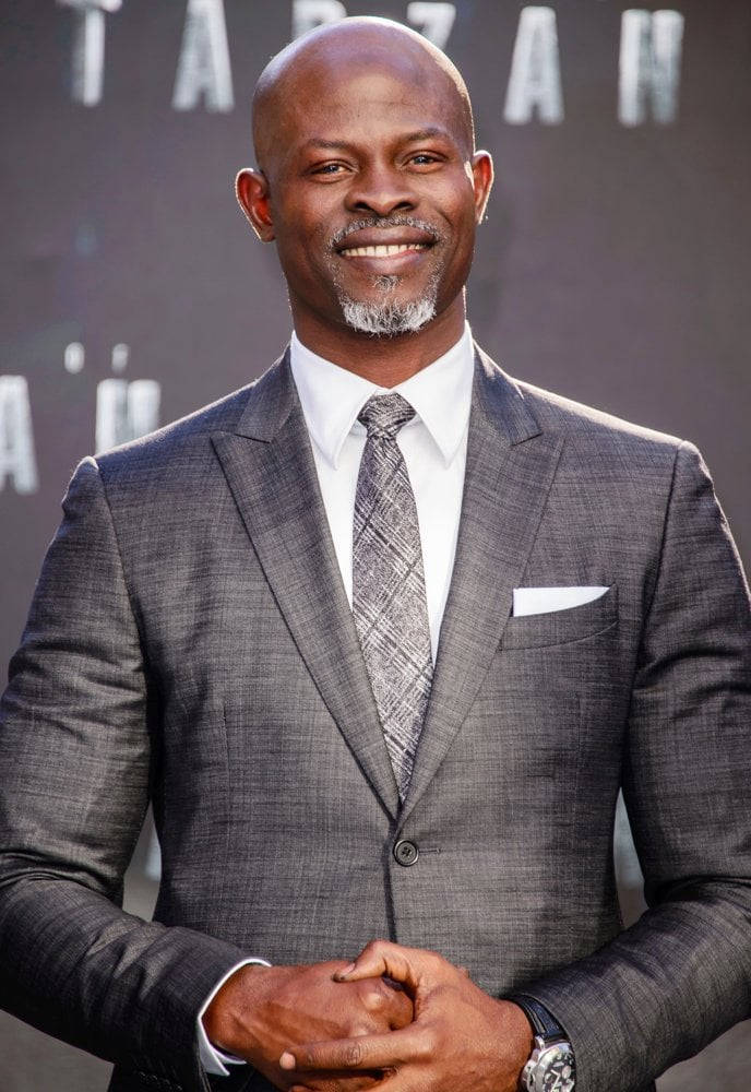 Grey Suit Djimon Hounsou Wallpaper