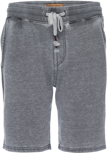 Grey Sweat Shorts Product Display PNG