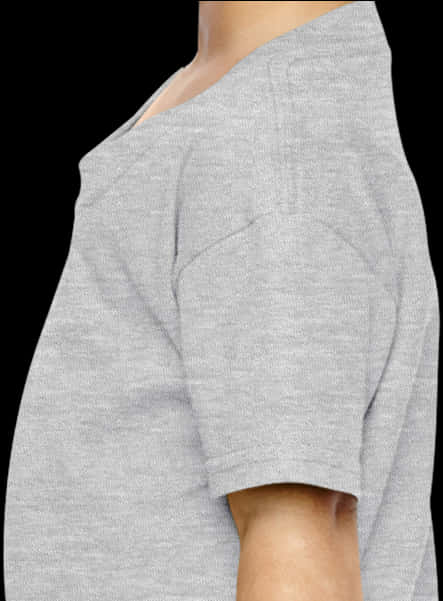 Grey T Shirt Template Roblox PNG