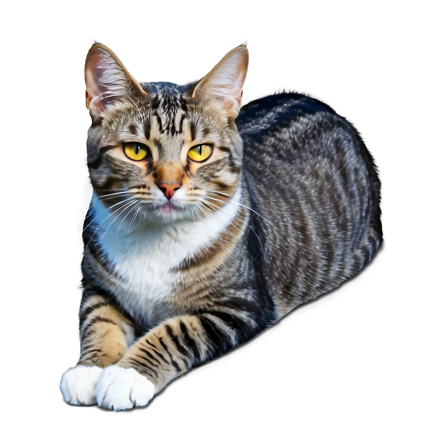 Grey Tabby Cat Png Ebf91 PNG