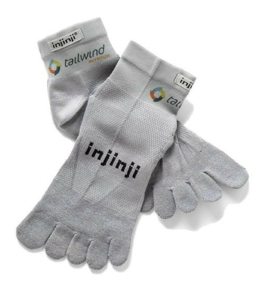 Grey Toe Socks Branded Tallwind Nutrition PNG