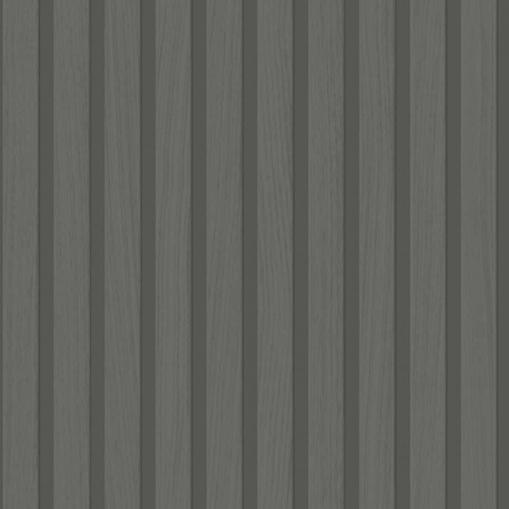 A Gray Striped Wallpaper With Black Stripes