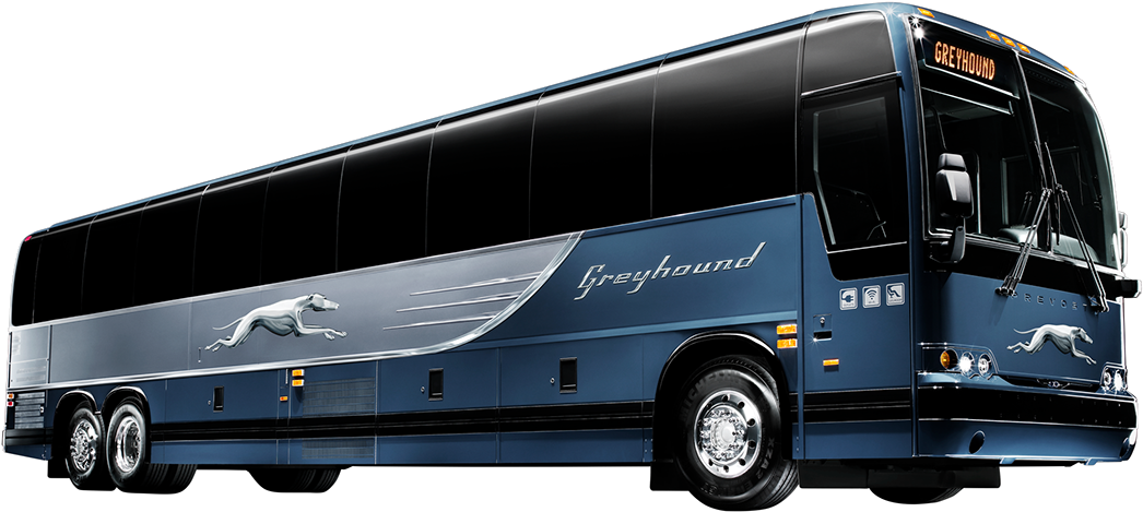 Greyhound Bus Side View PNG