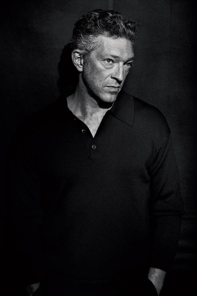 Greyscale Vincent Cassel Photoshoot Wallpaper