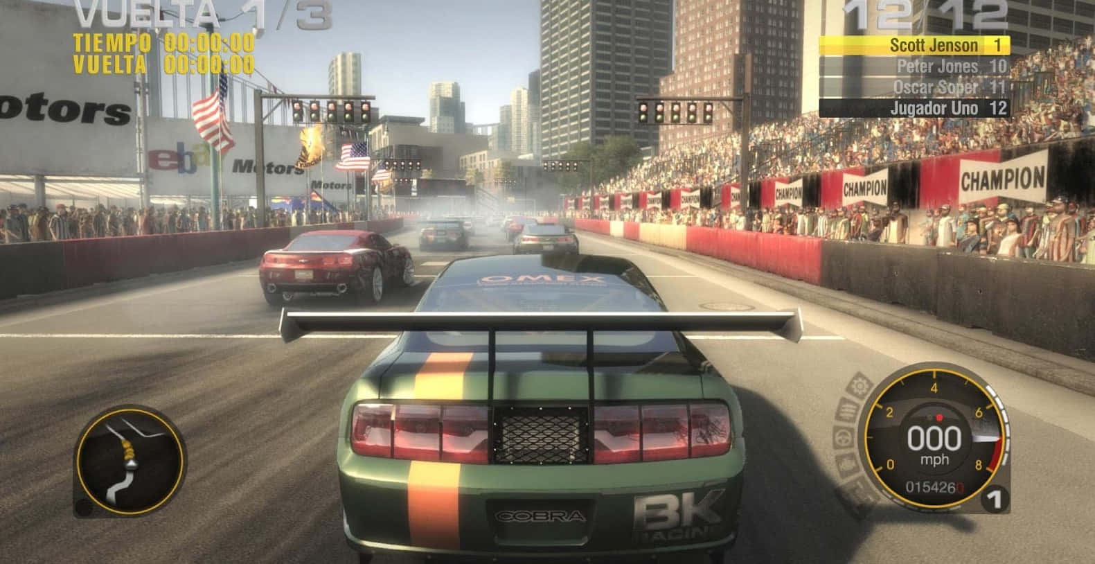 Grid 2 Racing Game Action Scene