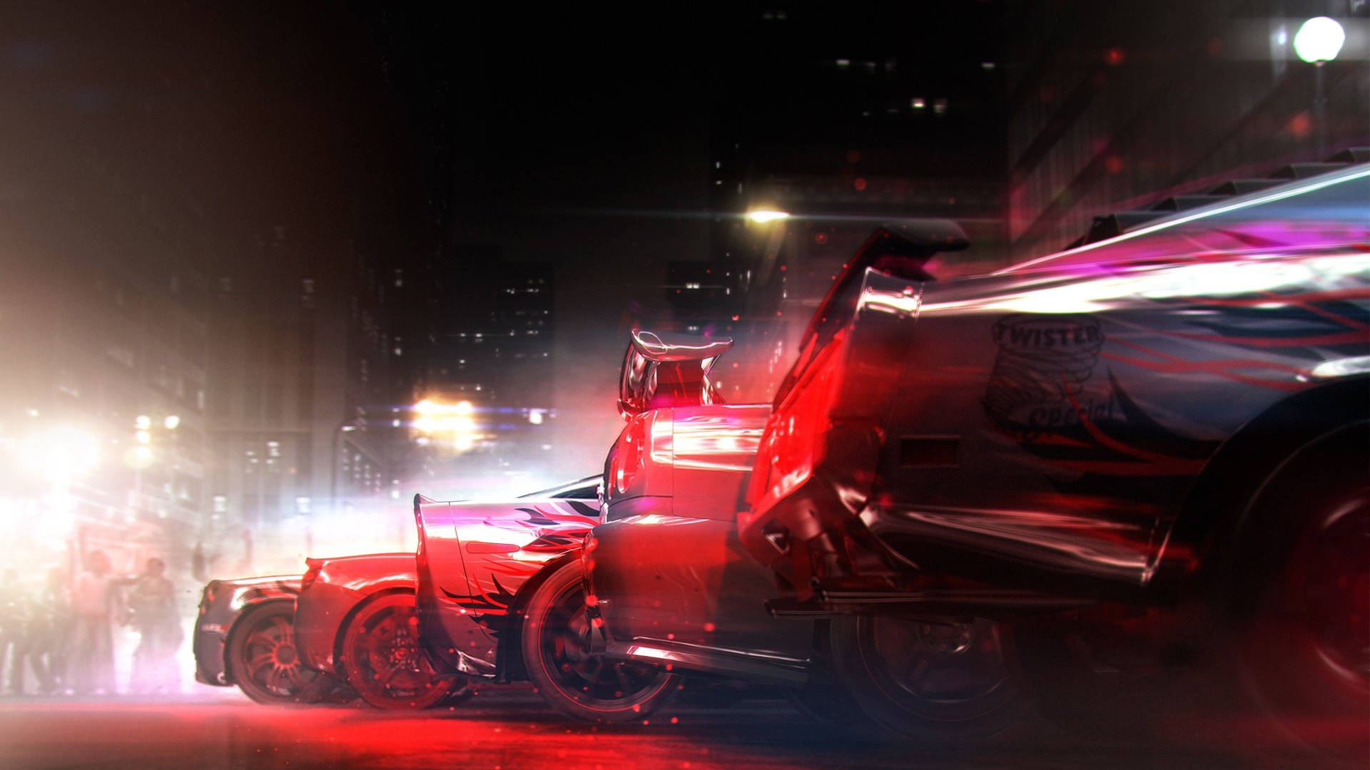 Grid 2 Red Cars Wallpaper