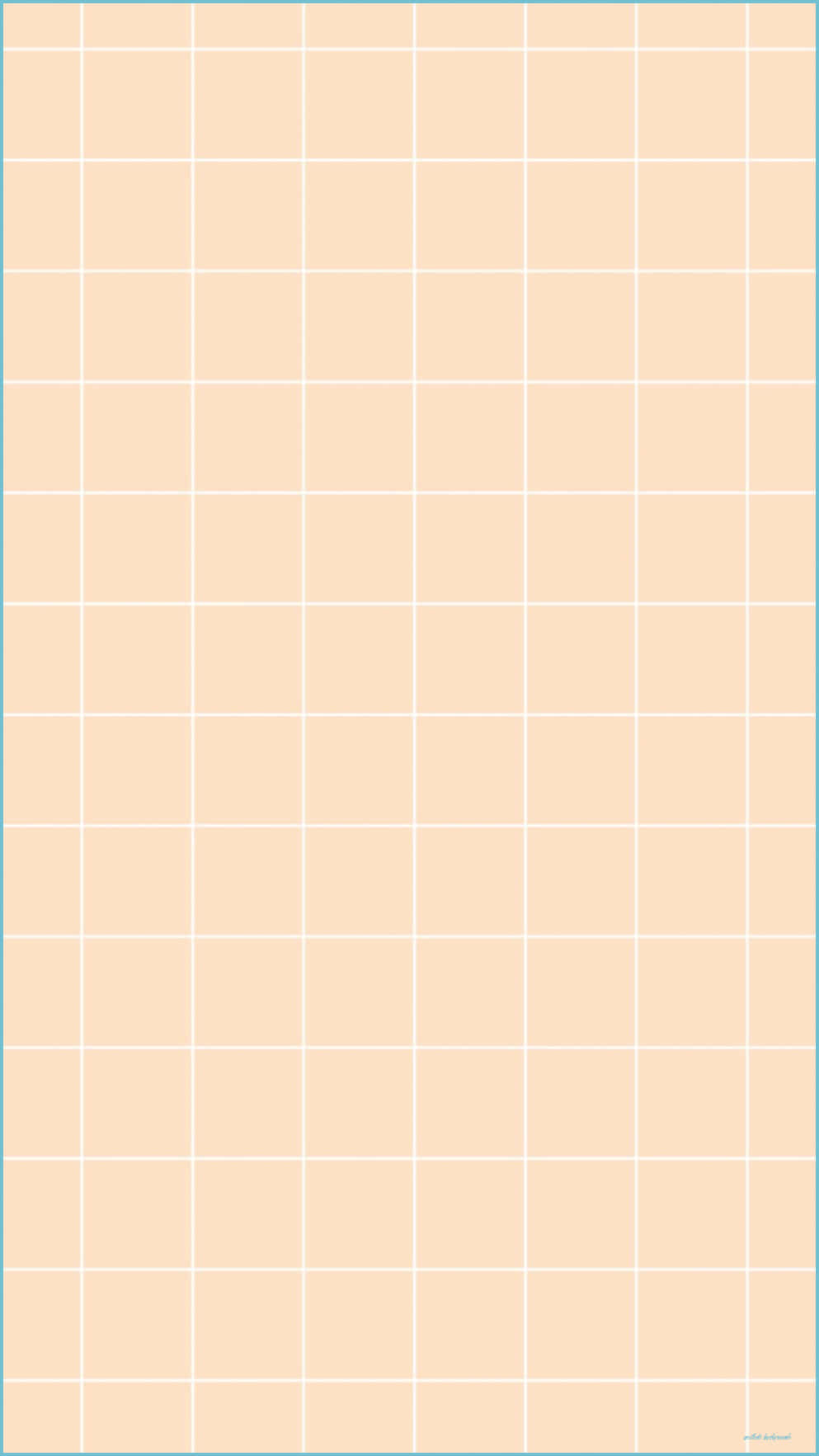 Et beige kvadratisk gitter tapet med hvide linjer Wallpaper