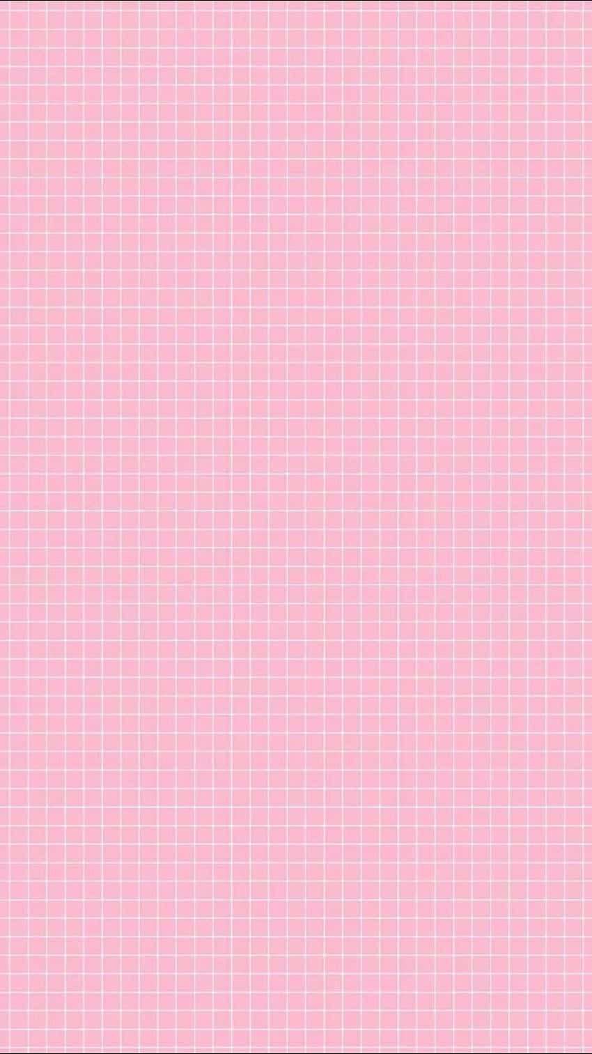 A Pink Paper With A Grid Pattern Wallpaper