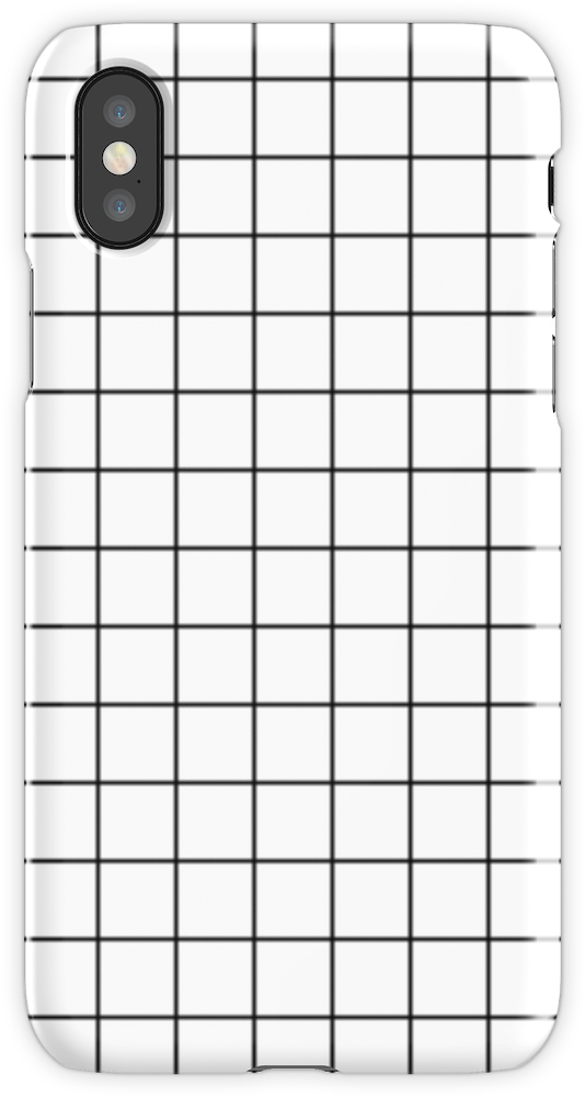 Grid Pattern Smartphone Case PNG