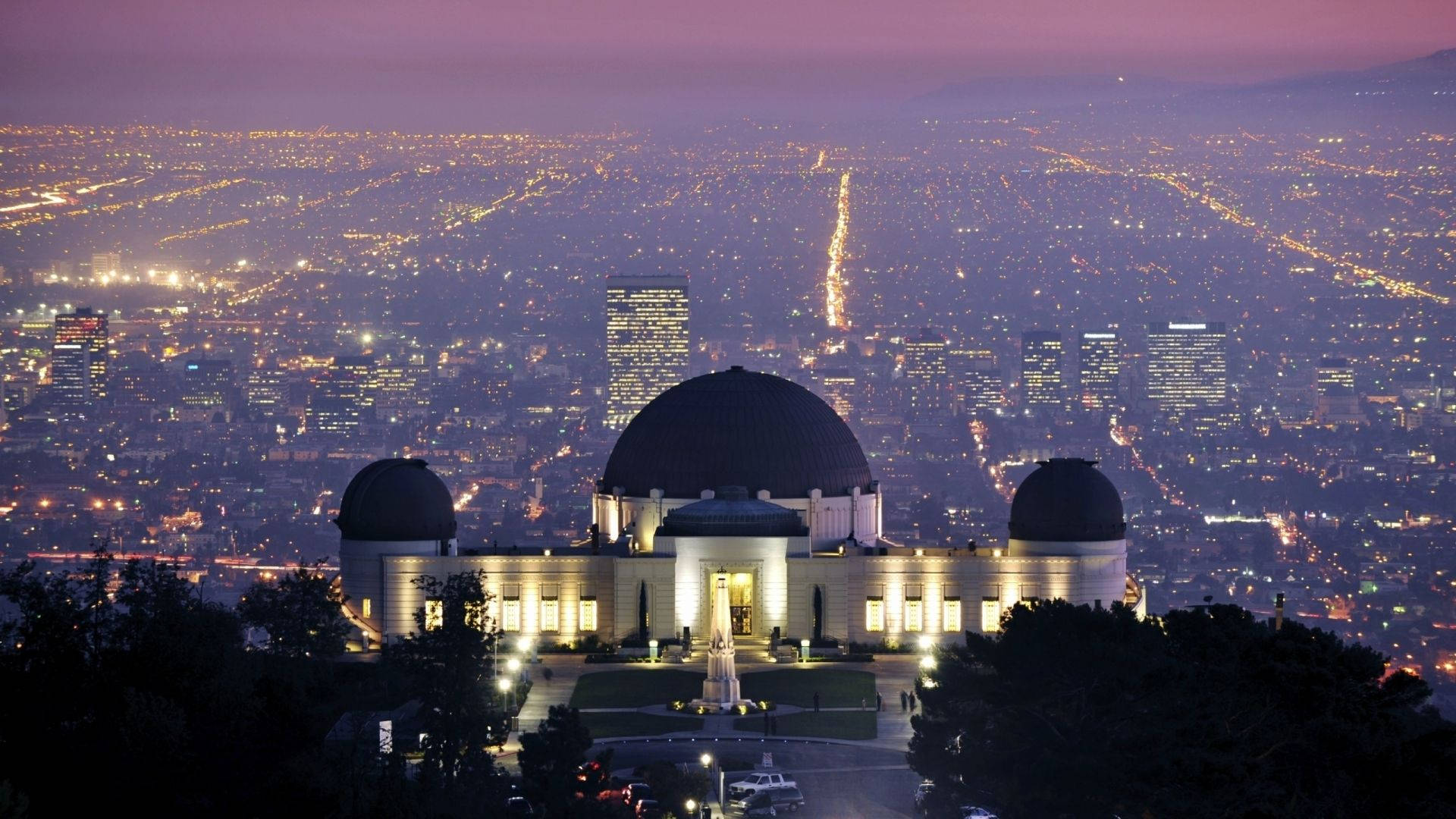 Griffith Observatory Los Angeles Night View