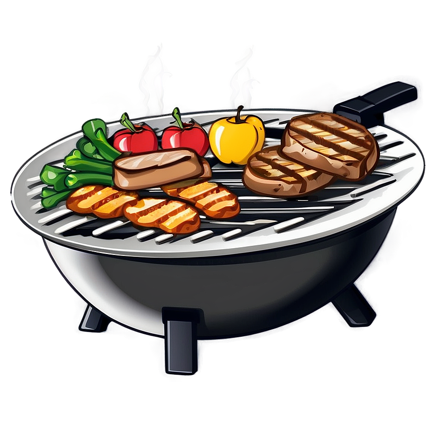 Download Grill Cartoon Png 05252024 | Wallpapers.com