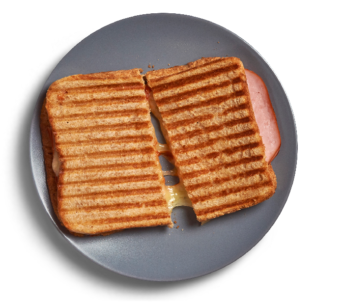 Grilled Cheese Sandwichwith Ham PNG