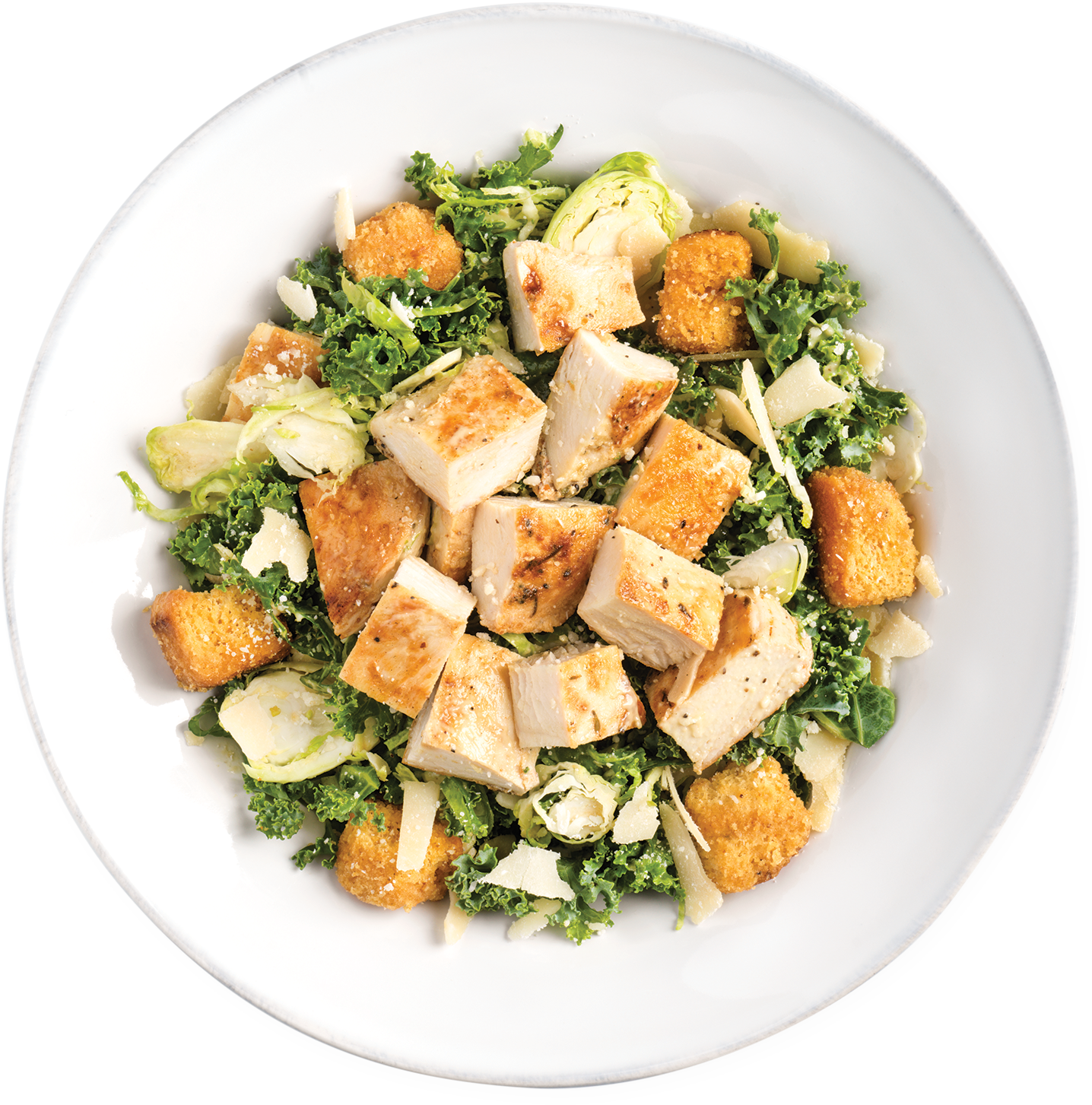 Grilled Chicken Kale Salad PNG