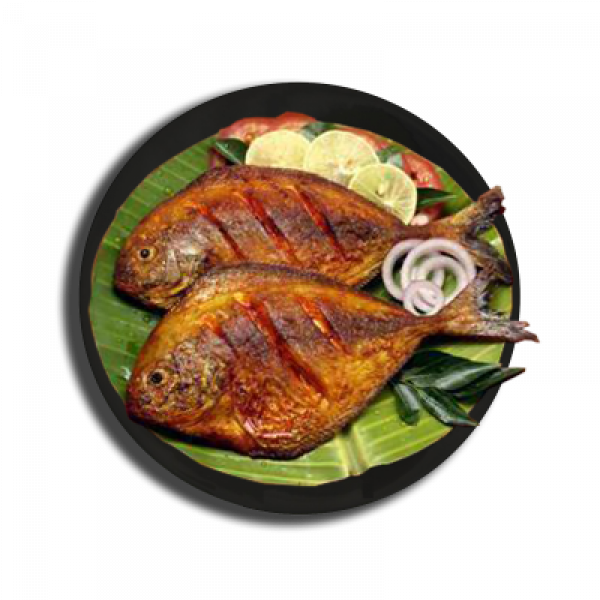 Grilled Fishon Banana Leaf PNG