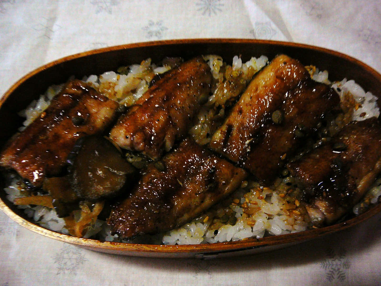Grilled Saury Over Rice.jpg Wallpaper