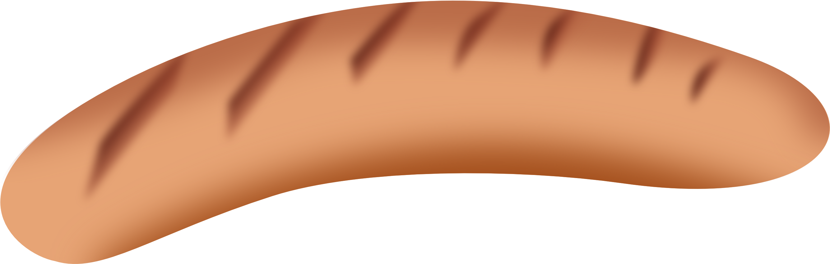 Grilled Sausage Graphic PNG