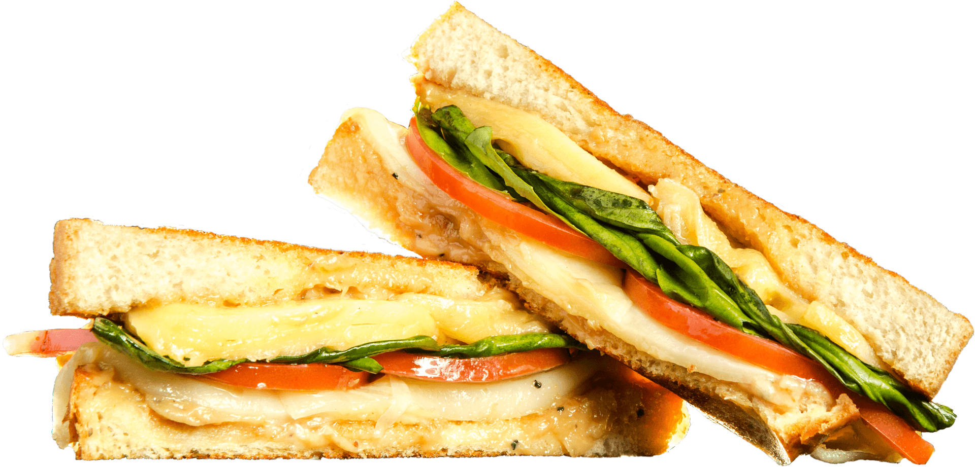 Download Grilled Vegetable Cheese Sandwich.png | Wallpapers.com