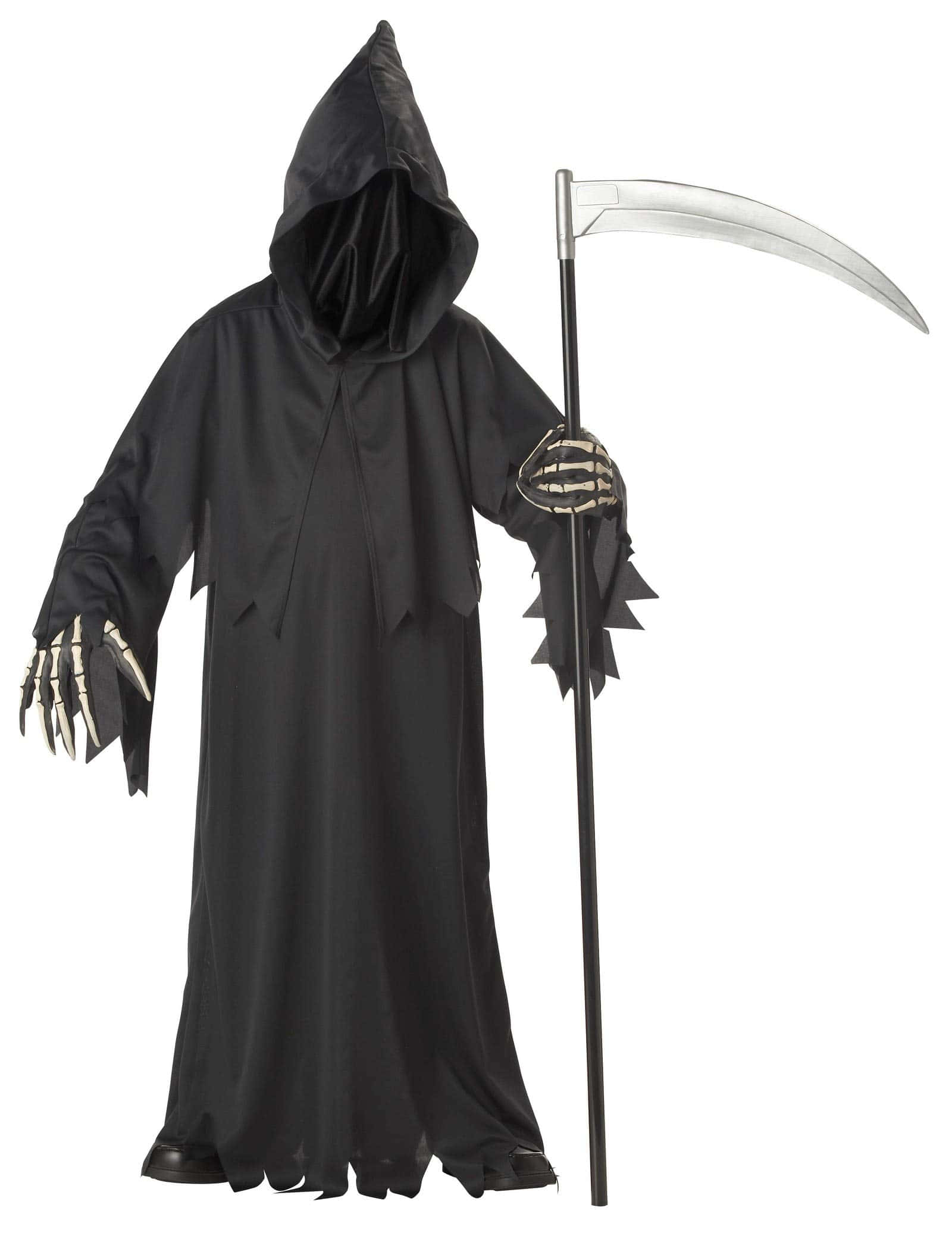 Eerie Grim Reaper in Darkness