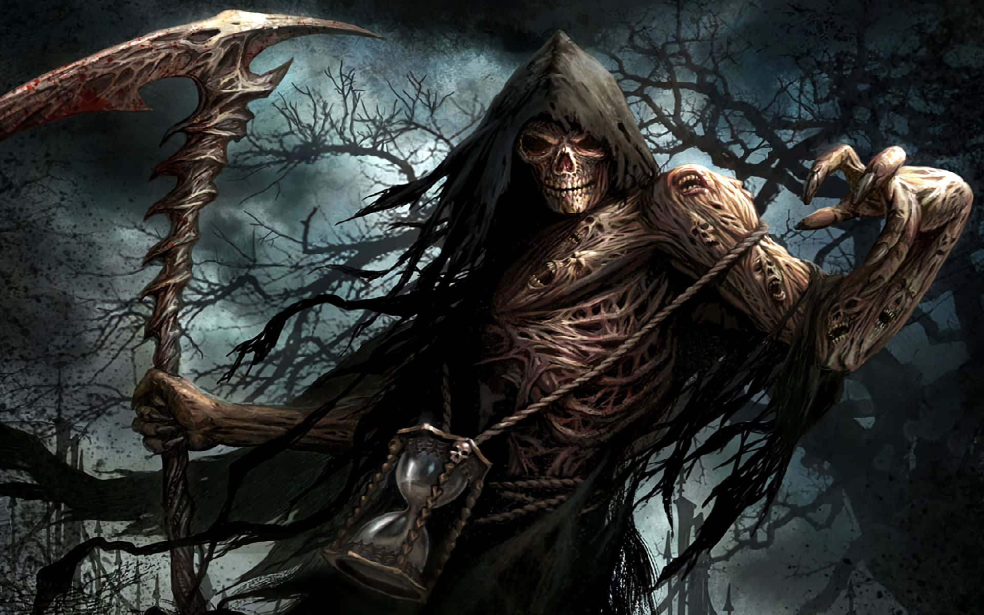 Dengrim Reaper Stirrar Hotfullt På Sitt Nästa Byte