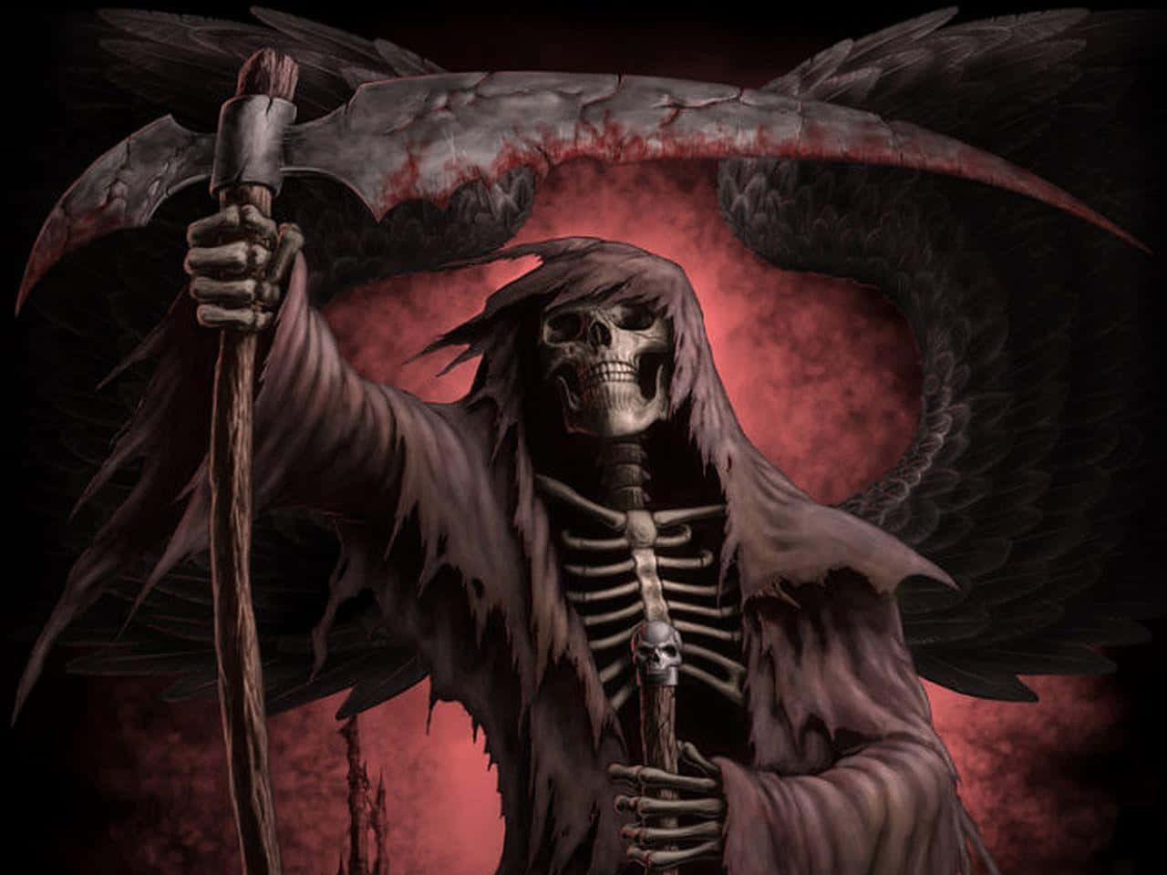 “The Grim Reaper – A Symbolic Warning of Mortality”