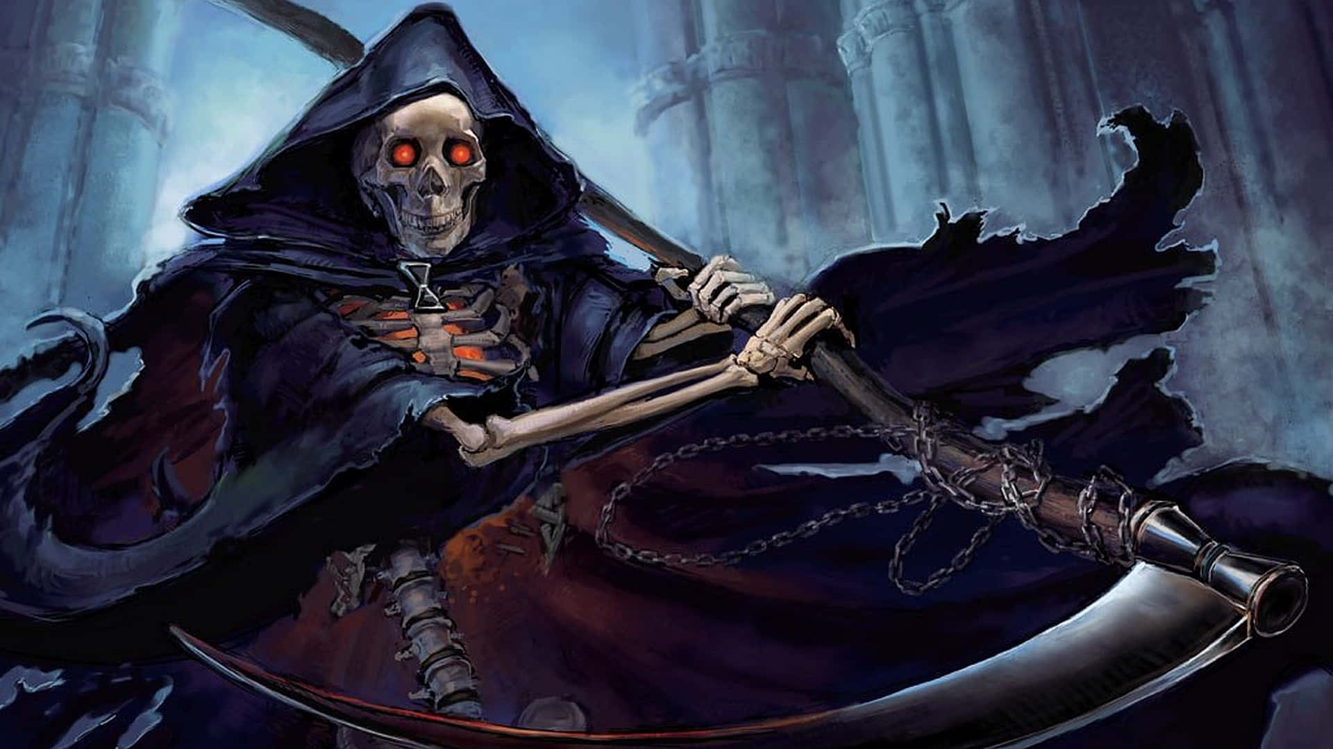 Entering Life and Exiting Death - The Grim Reaper