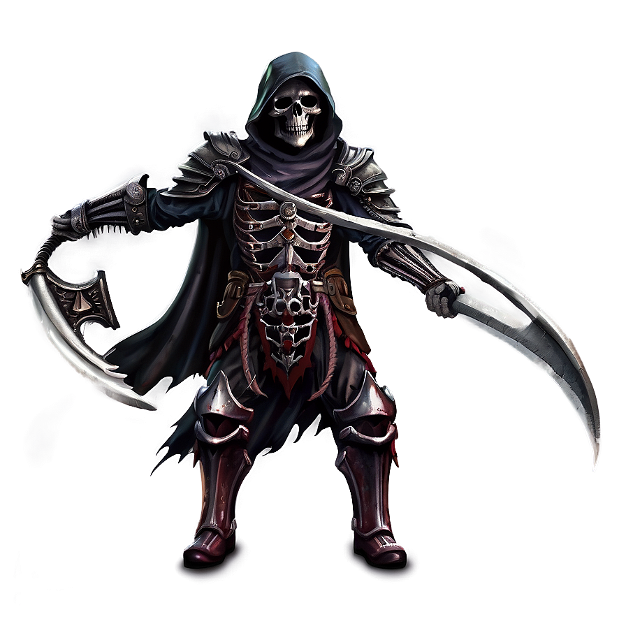 Grim Reaper In Armor Png 3 PNG