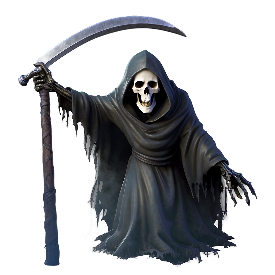 Grim Reaper In Fog Png Veb PNG