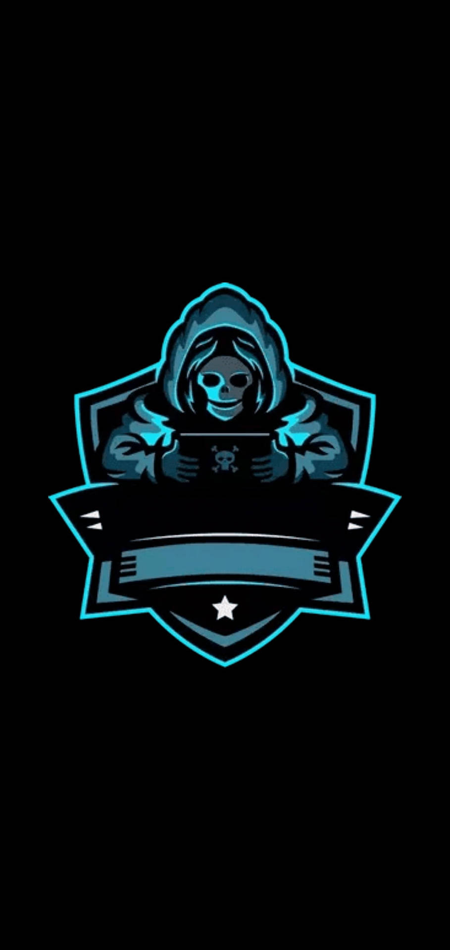 Grim Reaper Playing Gaming Logo Hd