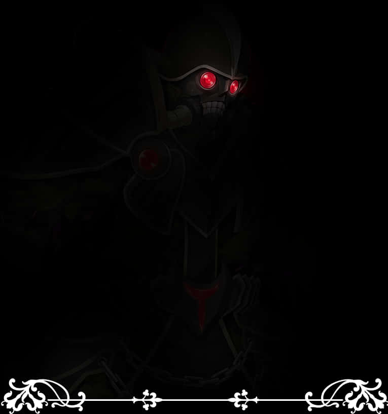 Grim Reaper Red Eyes Darkness PNG