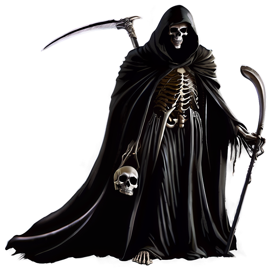 Download Grim Reaper Silhouette Png 05062024 | Wallpapers.com