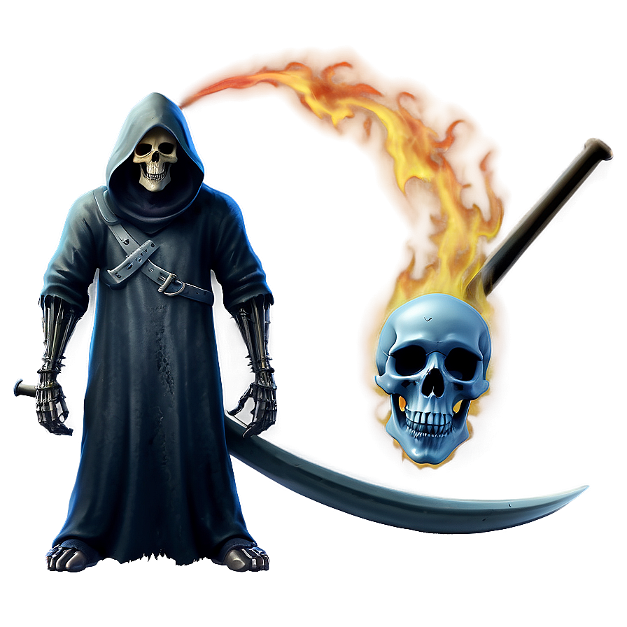 Download Grim Reaper Skull Png 43 | Wallpapers.com