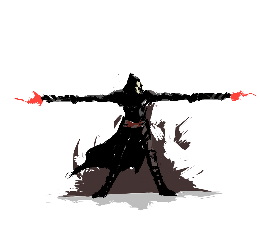 Grim Reaper Standing Artwork PNG