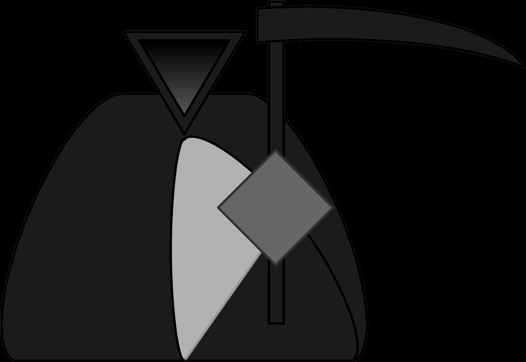 Grim Reaper Vector Art PNG