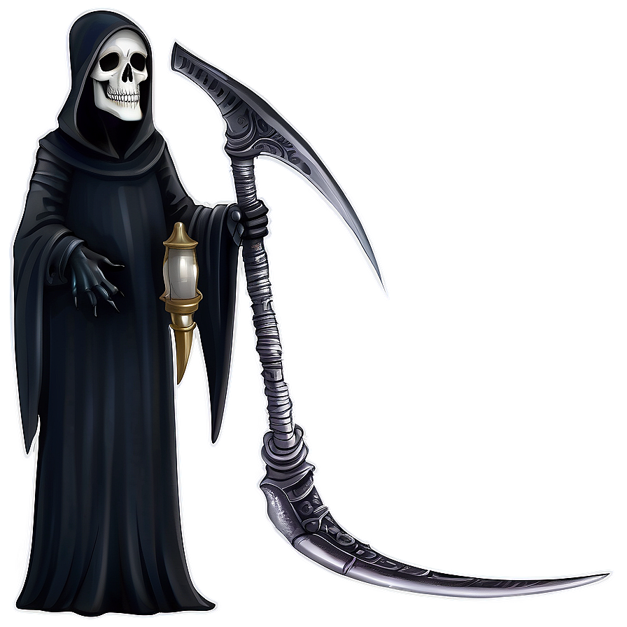 Grim Reaper With Scales Png Qsp PNG