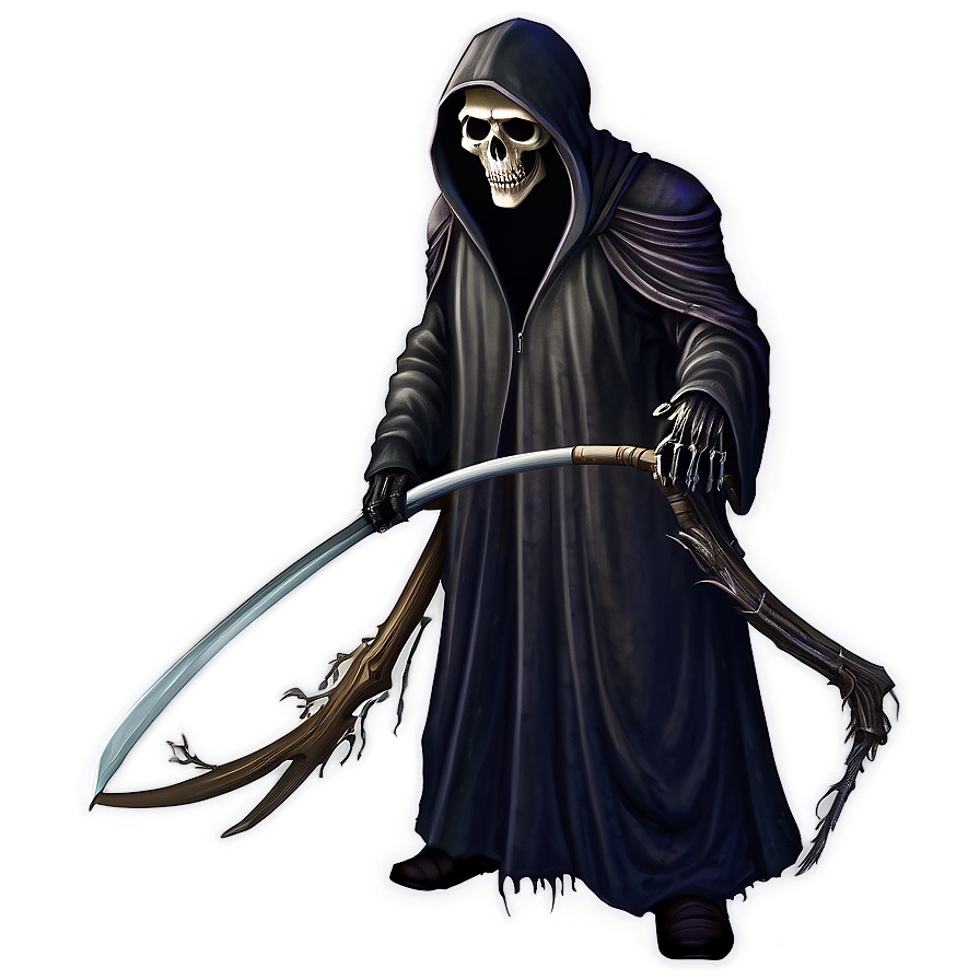 Grim Reaper With Scythe Png 20 PNG