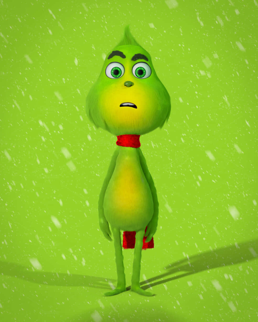 A grumpy Grinch who dislikes Christmas