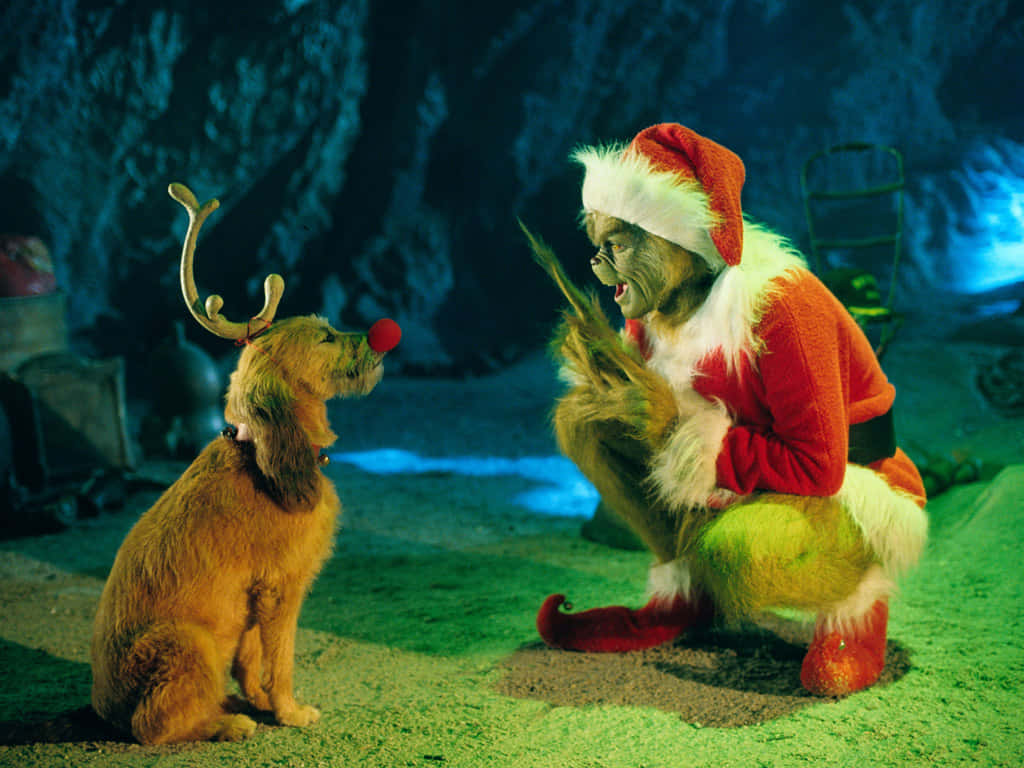 The Grinch And His Dog In The Movie