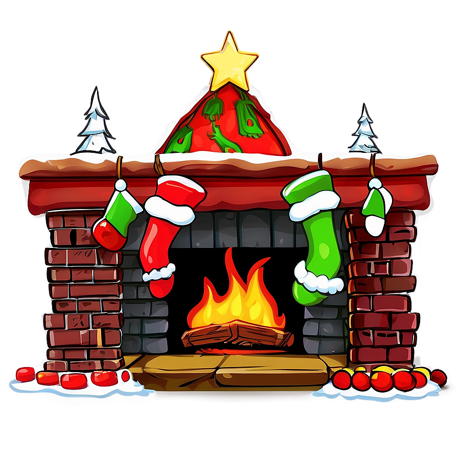 Grinch Christmas Fireplace Png 41 PNG